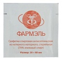 Cалфетка спиртовая этиловый спирт 60*30 мм (внутр. уп. - коробка)