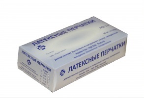 Перчатки латексные смотр. нестер неопудр High Risk сверхпрочные синие (S, L, M)